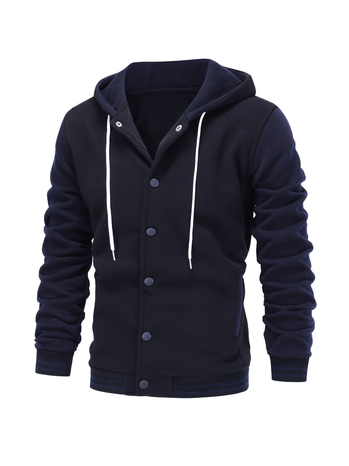 Askhat - Giacca Da Baseball A Maniche Lunghe Con Cappuccio