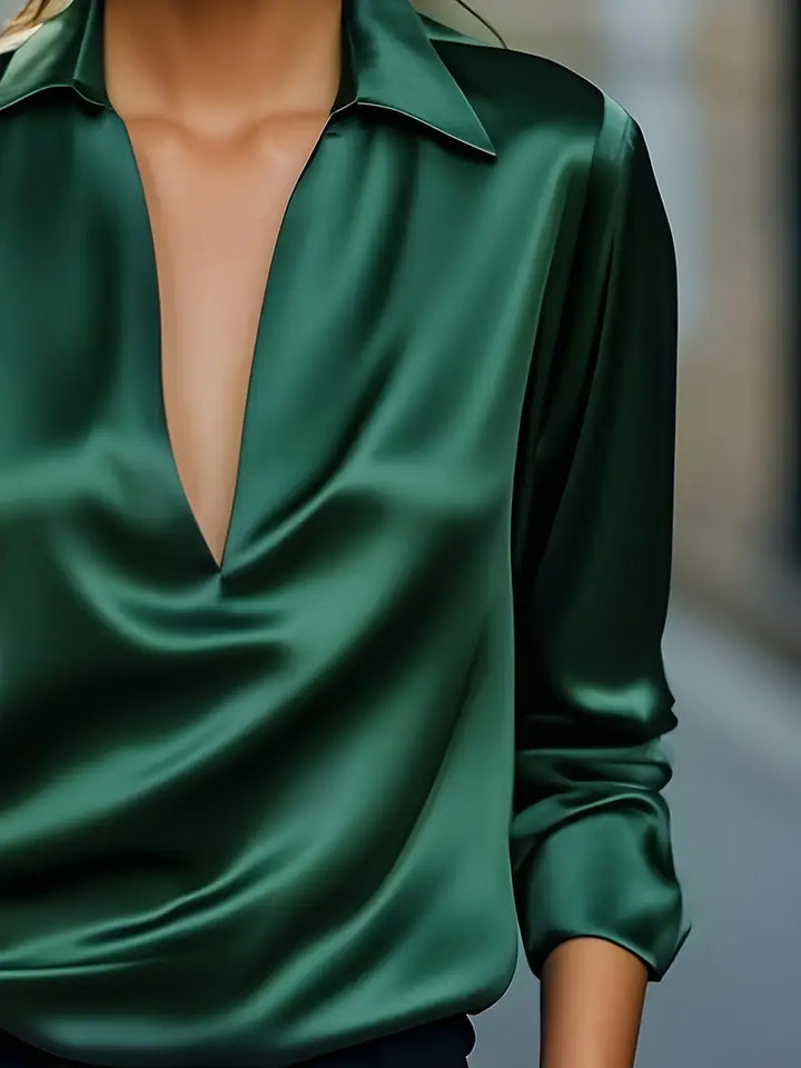 Nadene - Camicetta Con Scollo a V Premium