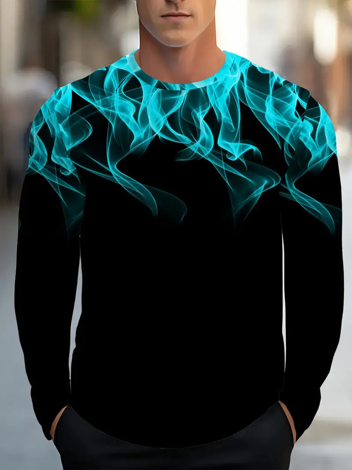 Bartlett - Camicia Casual a Maniche Lunghe Con Collo Rotondo