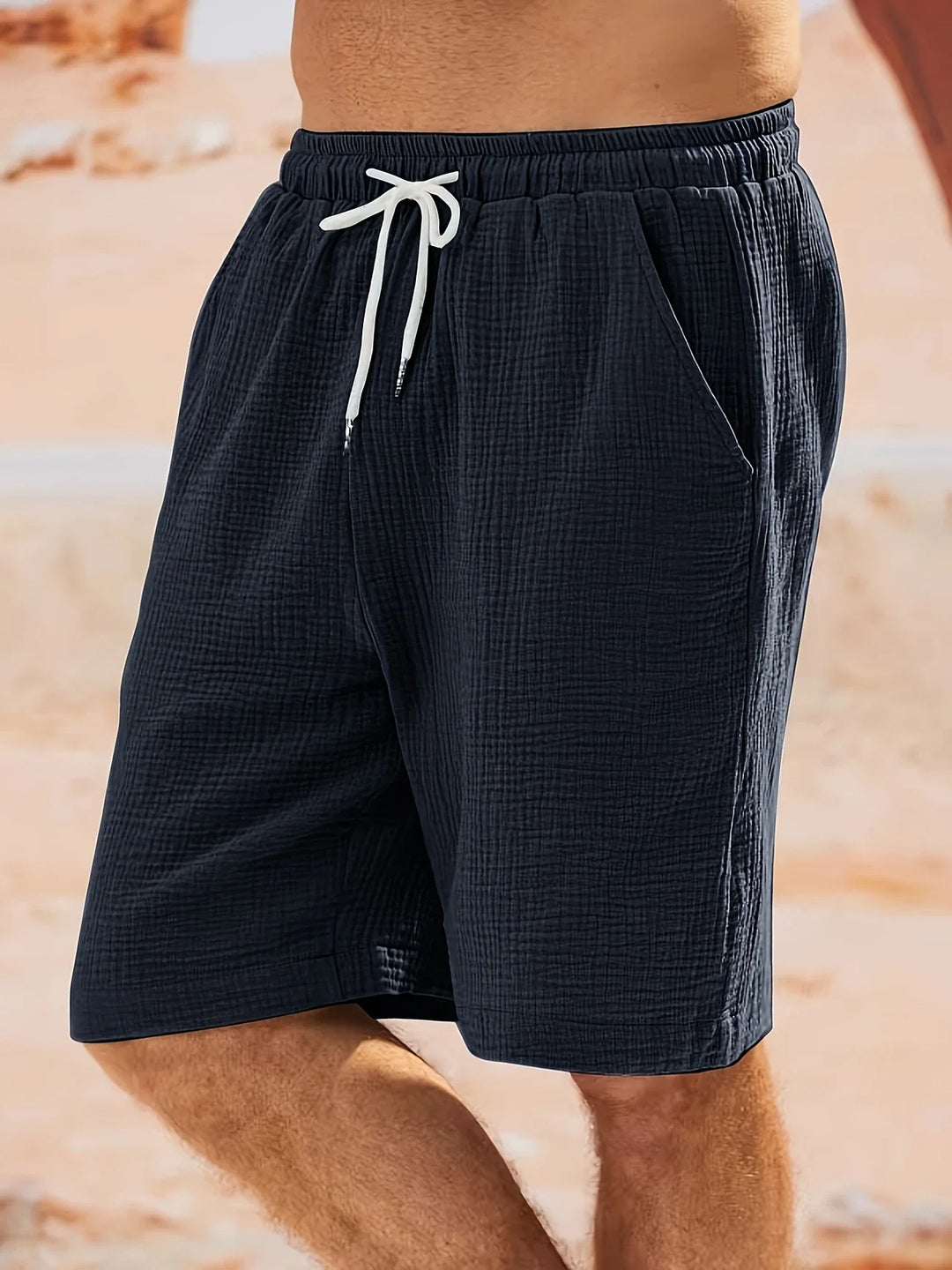 Bancroft - Eleganti Pantaloncini Larghi Con Tasche