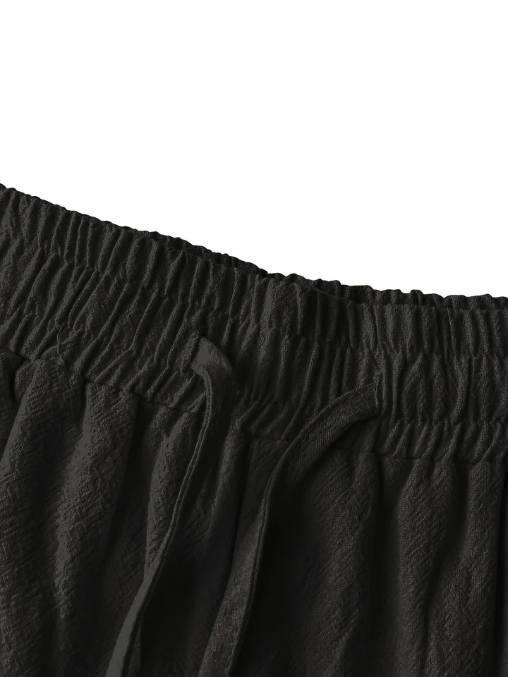 Callan - Pantaloncini Casual In Lino Con Tasca