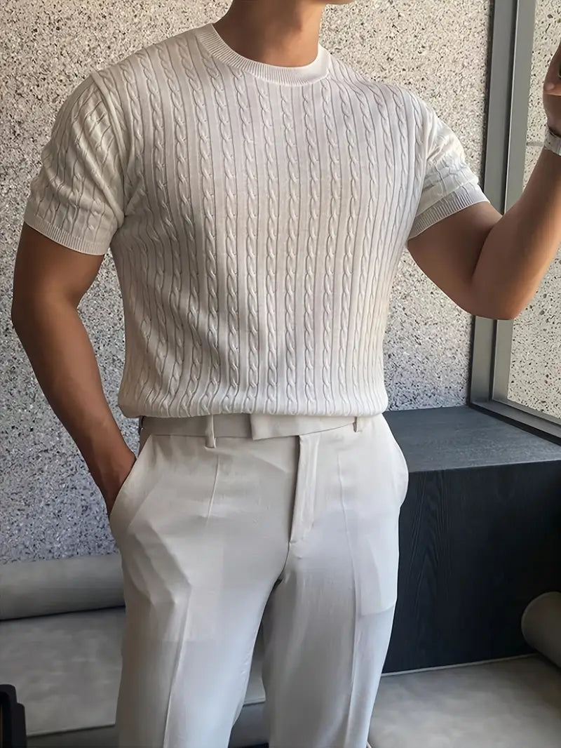 Kiril - Elegante Maglione Lavorato A Maglia