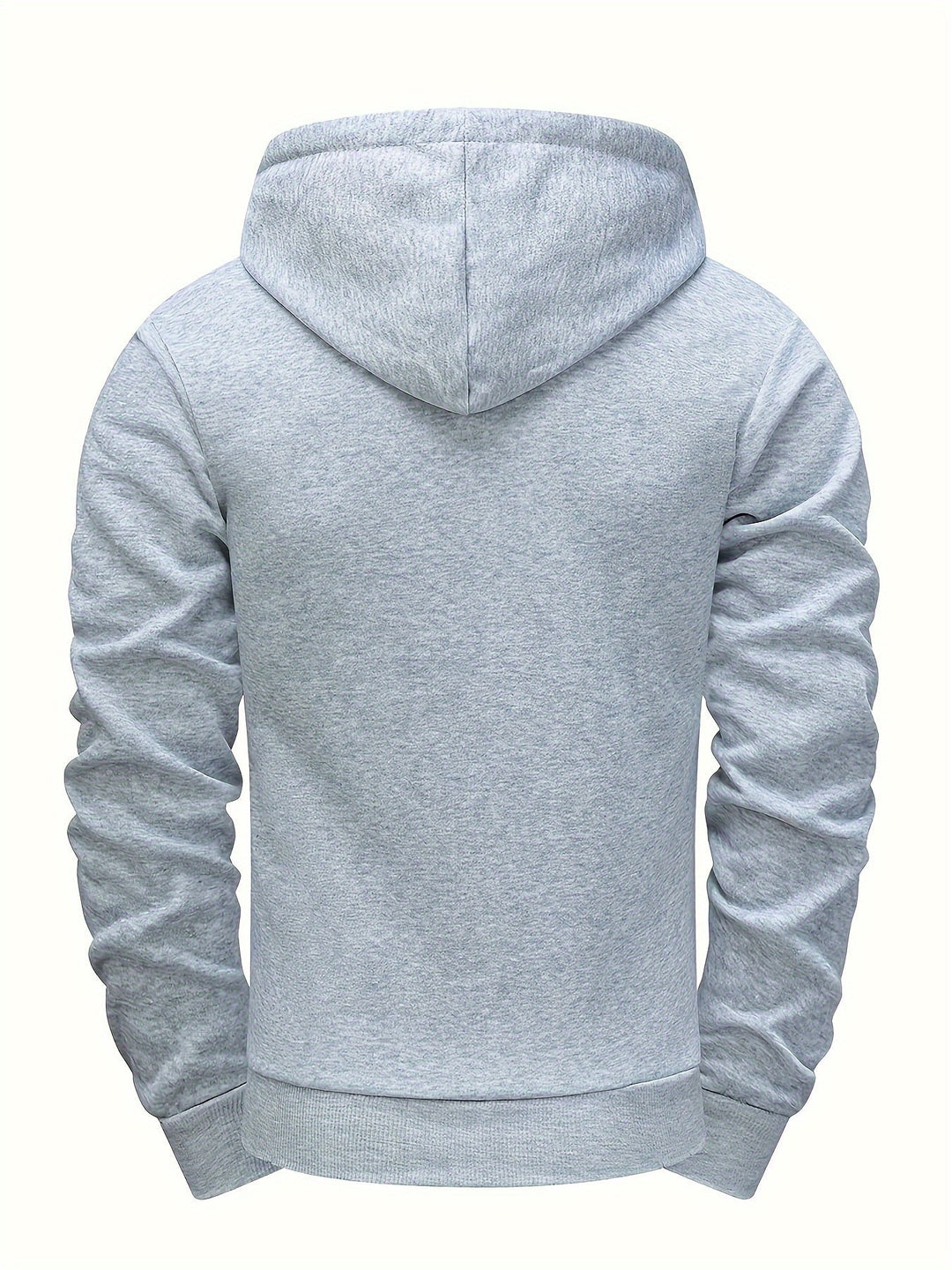 Hendro - Felpa Con Cappuccio e Zip a Maniche Lunghe Casual
