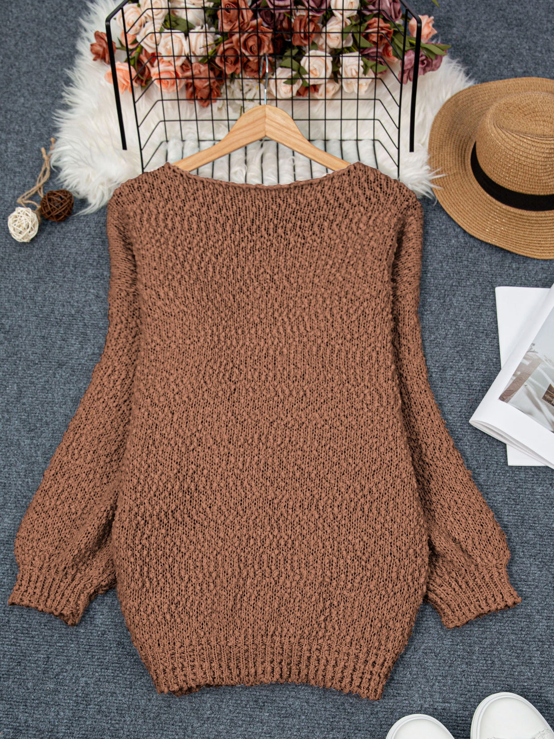 Jeannette - Maglione Maniche Lunghe Con Collo Rotondo