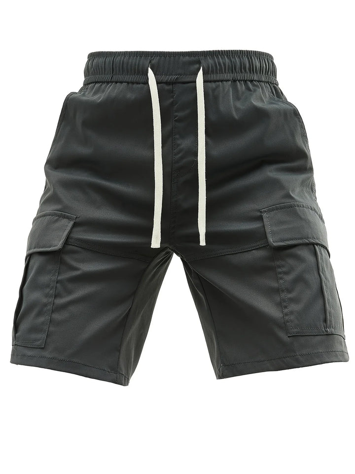 Lewand - Eleganti Pantaloncini Cargo Dalla Vestibilità Morbida Con Tasche Laterali