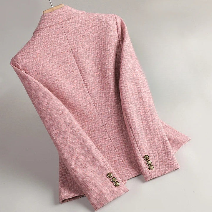 Cesira - Blazer In Tweed A Spina Di Pesce