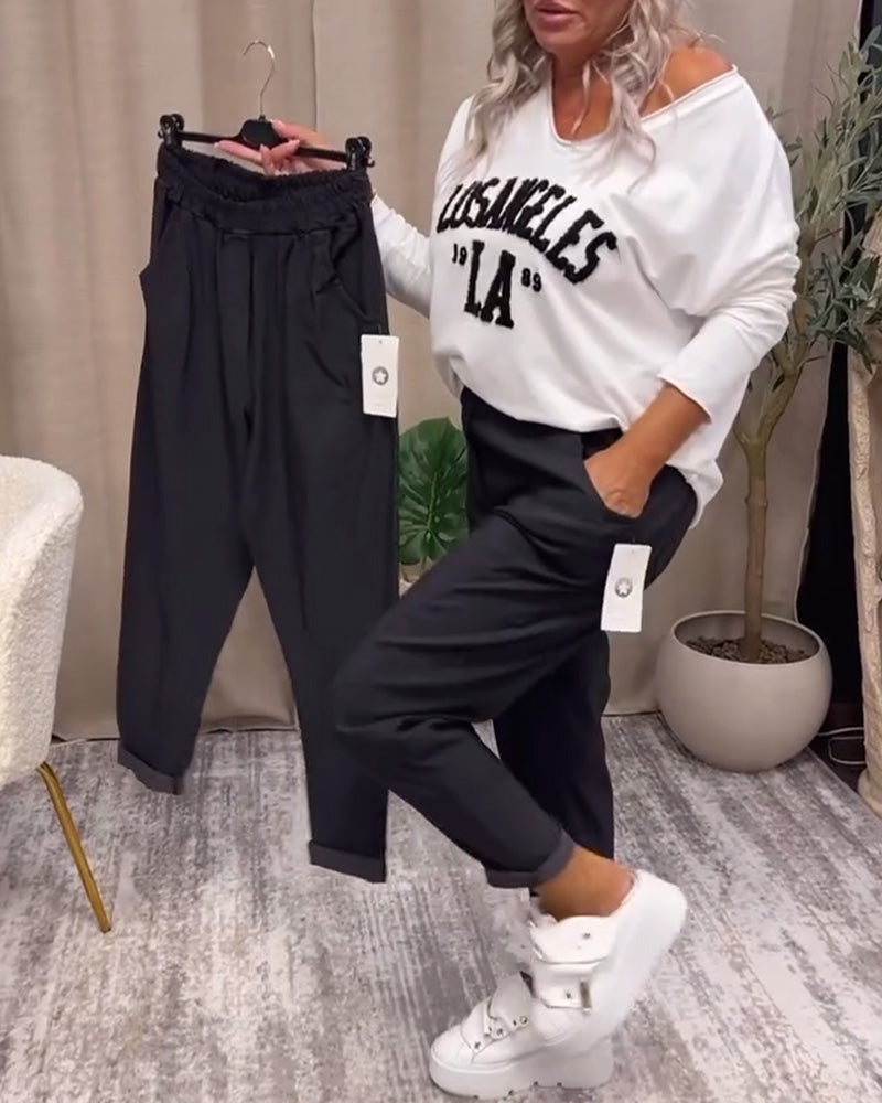 Brandi - Pantalone Casual Chic