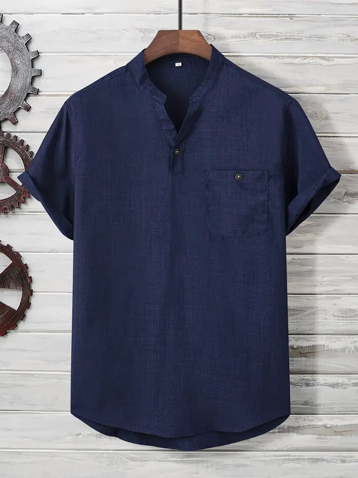 Kieth - Camicia a Maniche Corte Con Tasca Frontale