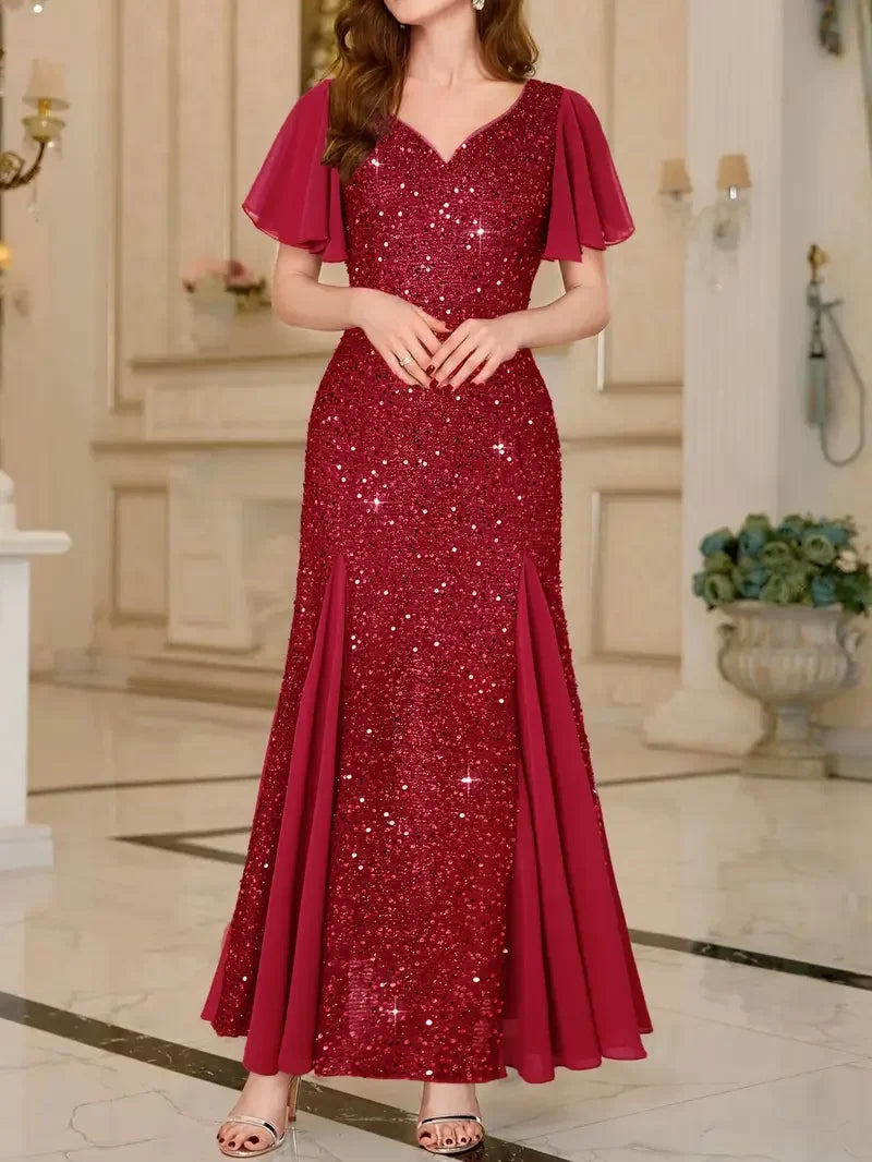 Hinrikka - Vestito di Raso Elegante e Raffinato