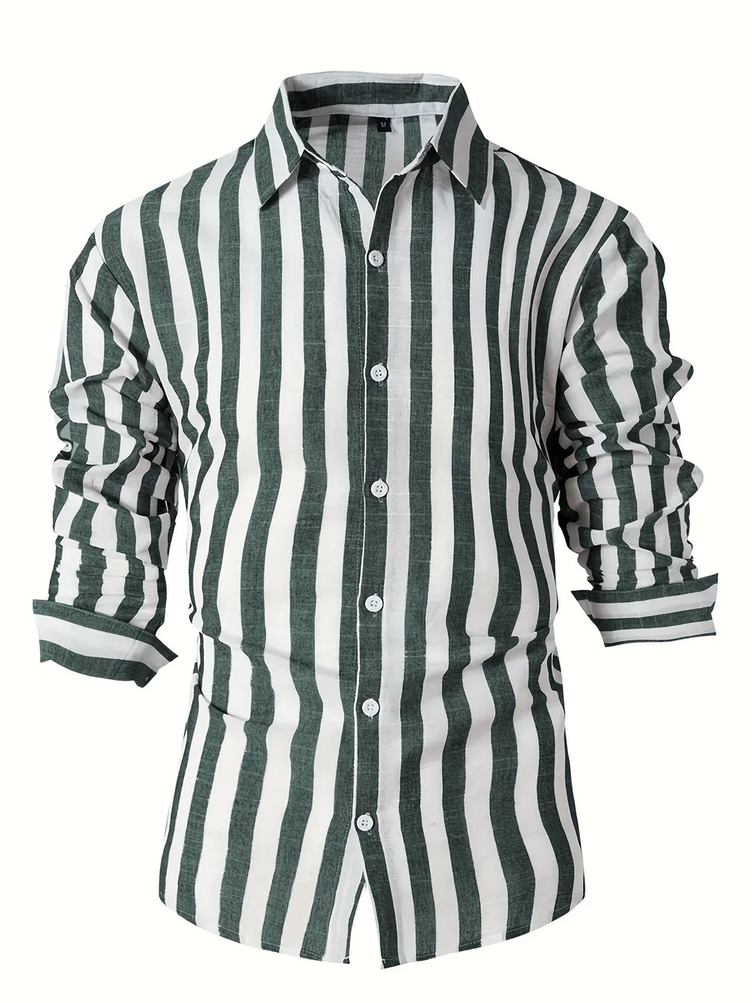 George - Elegante Camicia a Maniche Lunghe a Righe