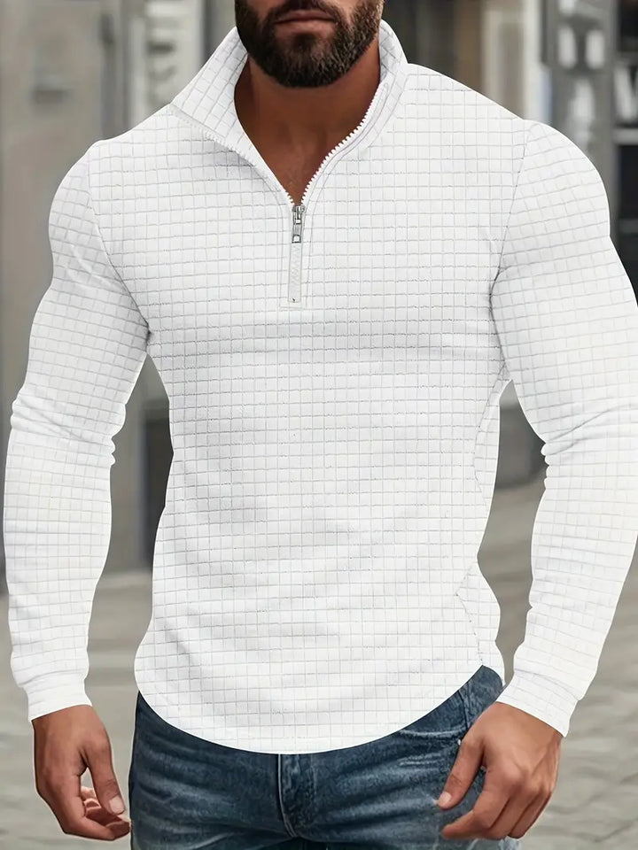 Jarryd - Felpa a Maniche Lunghe Con Mezza Zip