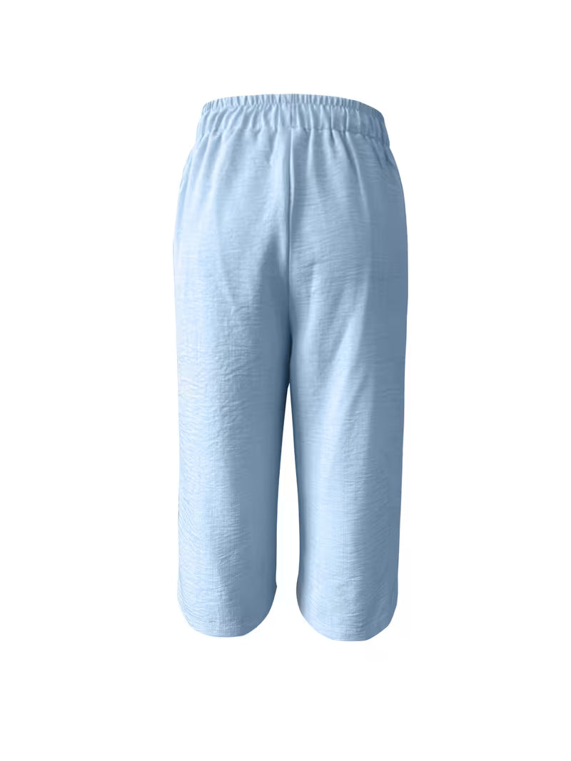 Arnisa - Comodi Pantaloni Estivi Con Tasche Laterali in Pizzo