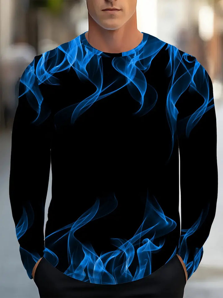 Bartlett - Camicia Casual a Maniche Lunghe Con Collo Rotondo