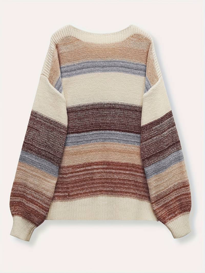 Avihod - Elegante Maglione Con Scollo Rotondo e Vestibilità Ampia