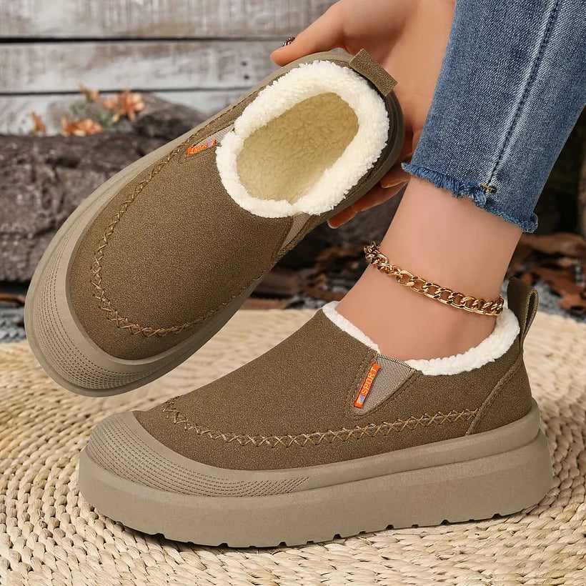 Adelya – Scarpe Eleganti Con Fodera in Pelliccia Sintetica
