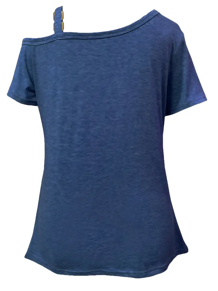 Ianthe - Maglietta Elegante a Maniche Corte