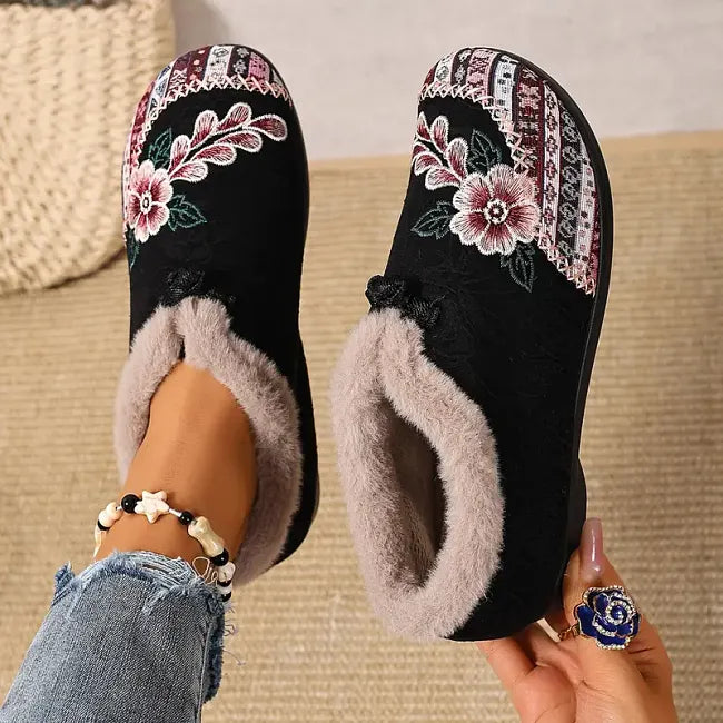Dannelia - Scarpe Comode in Pelliccia Sintetica