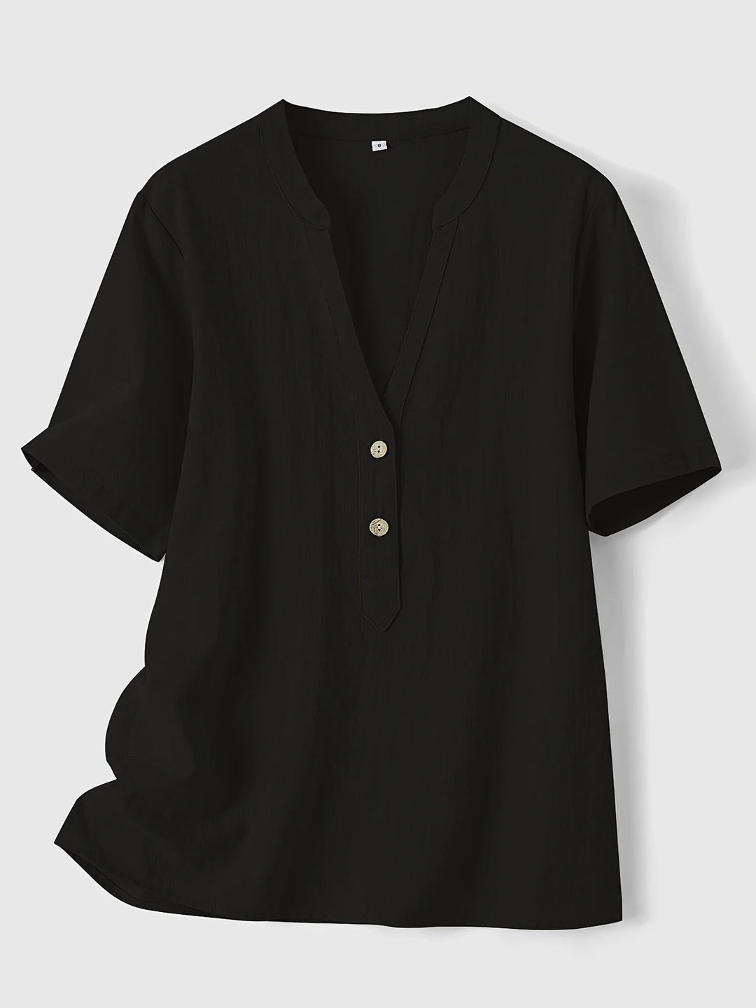 Nerida - Blusa Alla Moda Con Scollo a V e Maniche Corte