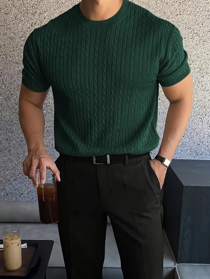 Kiril - Elegante Maglione Lavorato A Maglia