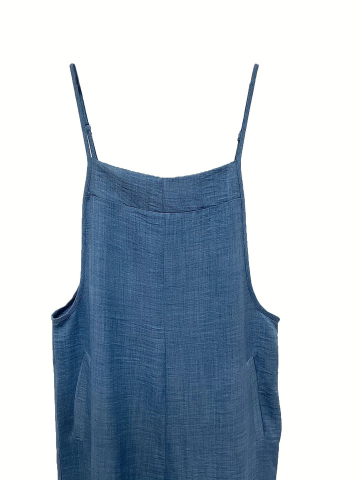 Annia - Salopette Casuale A Gamba Larga Con Tasche