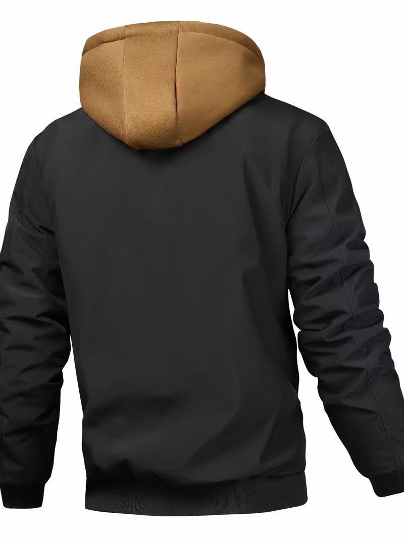 Sylvain - Giacca Militare Con Cappuccio e Cerniera