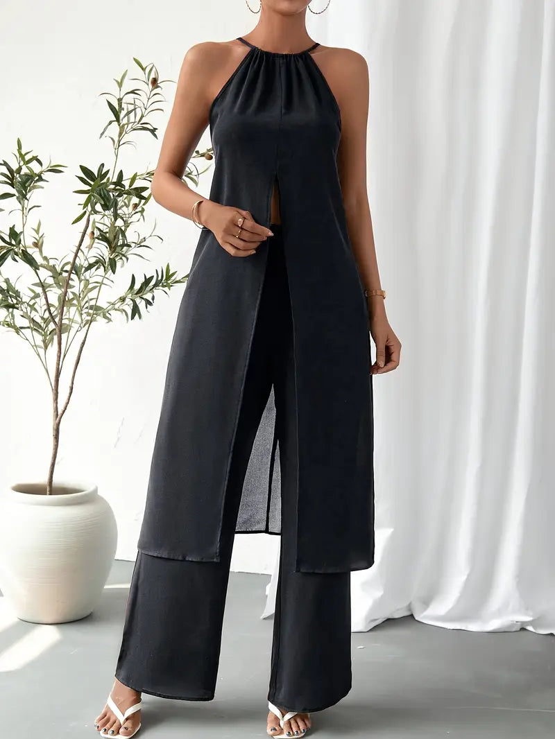 Eirini - Elegante Set Due Pezzi Senza Maniche