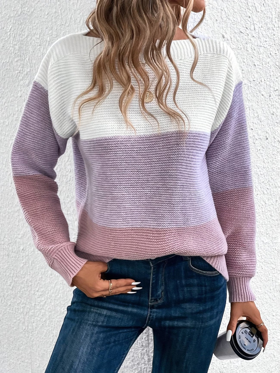 Faria - Elegante Maglione a Maniche Lunghe