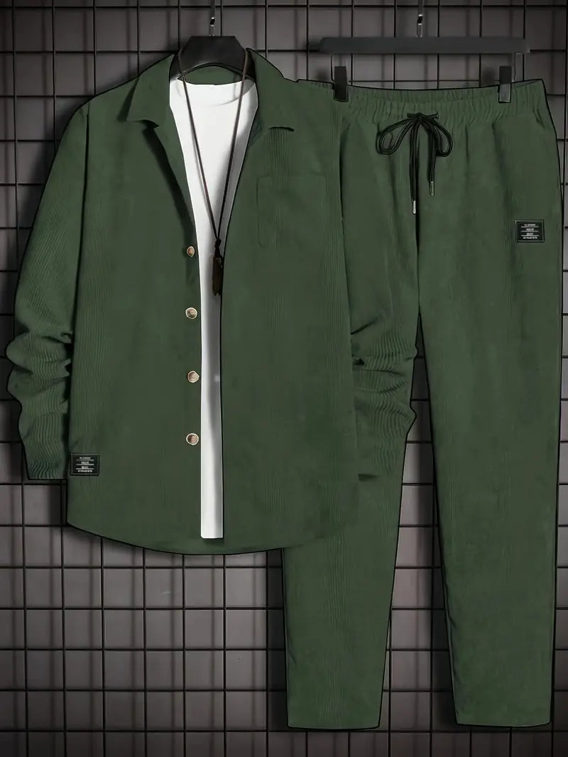 Podolak - Camicia Autunnale e Invernale a Maniche Lunghe Con Pantaloni Larghi