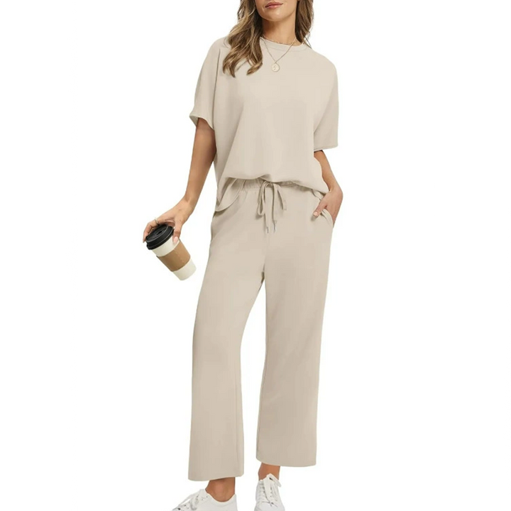 Shirona - Set Due Pezzi Composto Da Top Casual e Pantaloni
