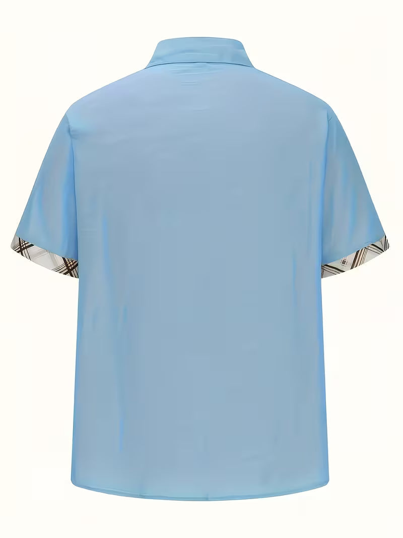 Kolby - Camicia a Quadri Patchwork Con Tasca