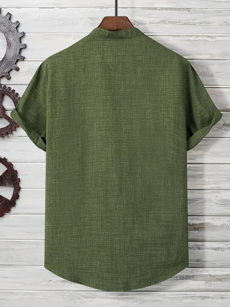 Kieth - Camicia a Maniche Corte Con Tasca Frontale