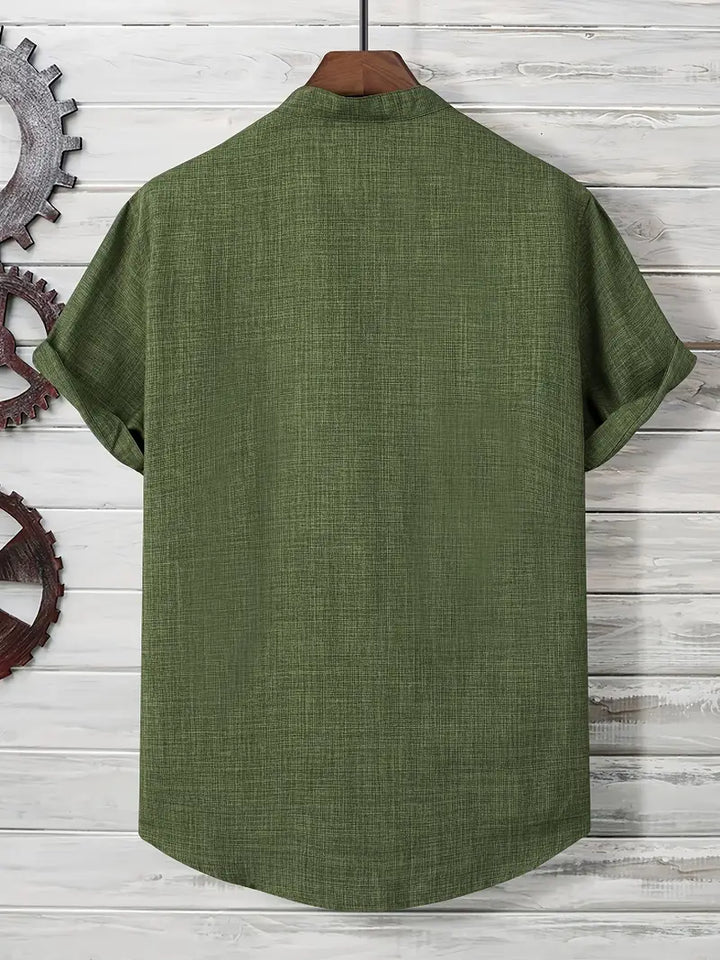 Kieth - Camicia a Maniche Corte Con Tasca Frontale