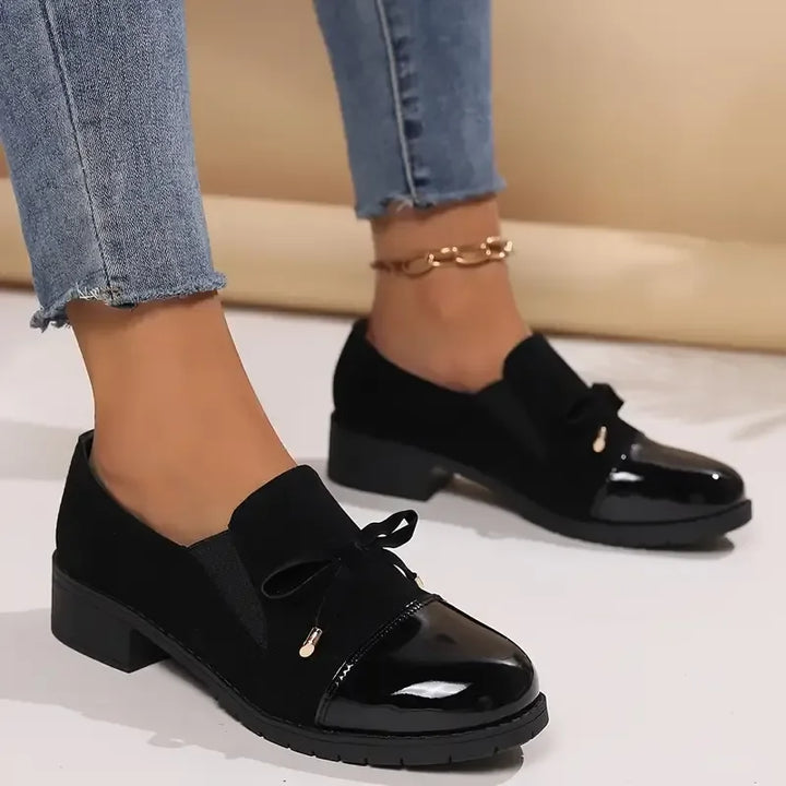 Azahra - Eleganti Mocassini Slip-On Con Fiocco