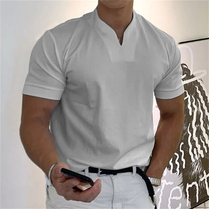 Neven - T-Camicia a Maniche Corte Con Scollo a V