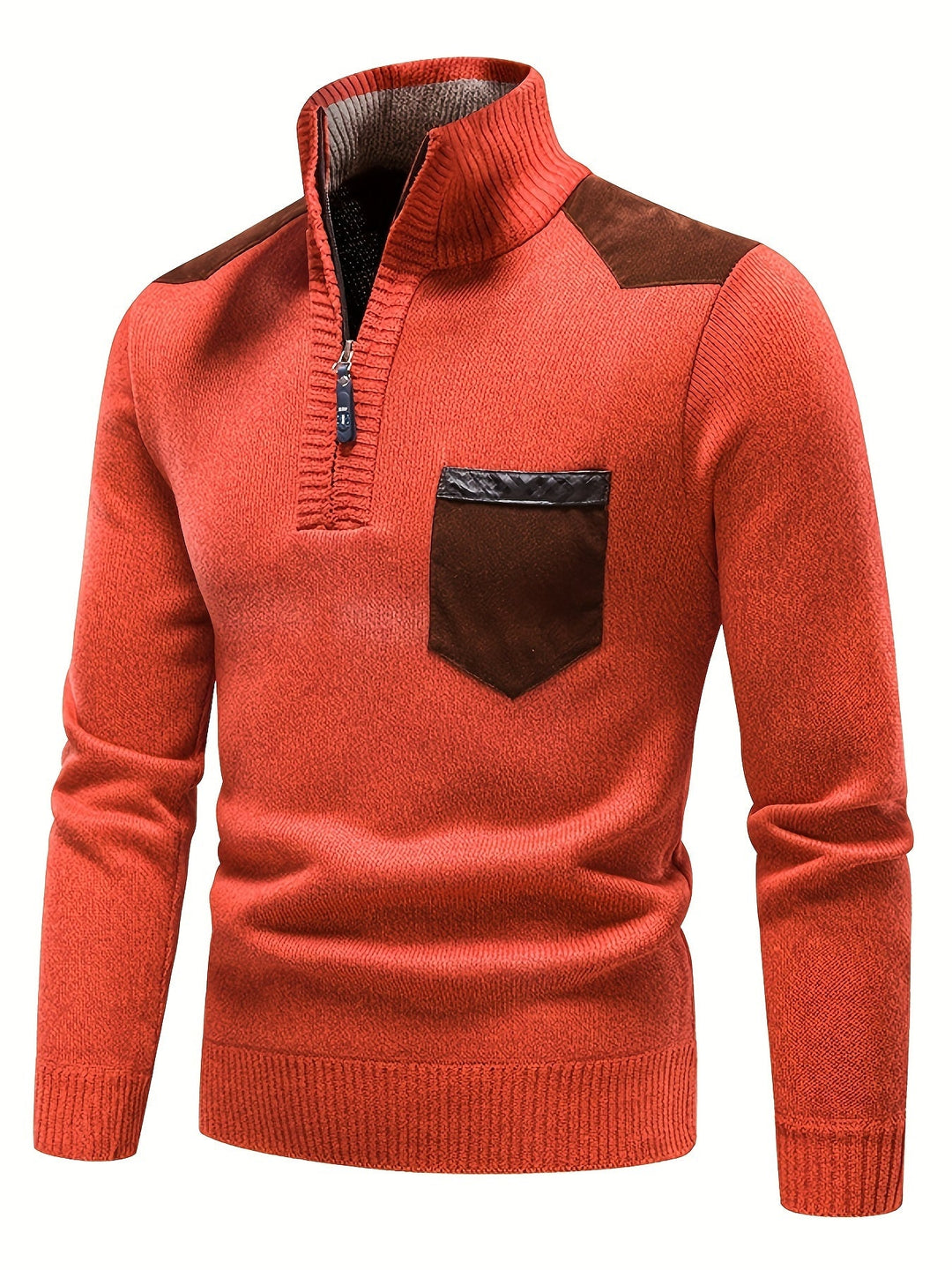 Gerdt - Maglione Casual a Maniche Lunghe Lavorato a Maglia