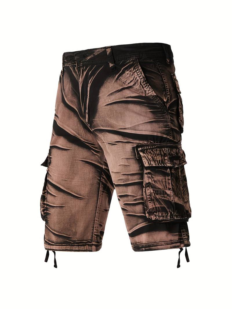 Thomas - Pantaloncini Cargo Casual Con Motivo Mimetico E Tasche