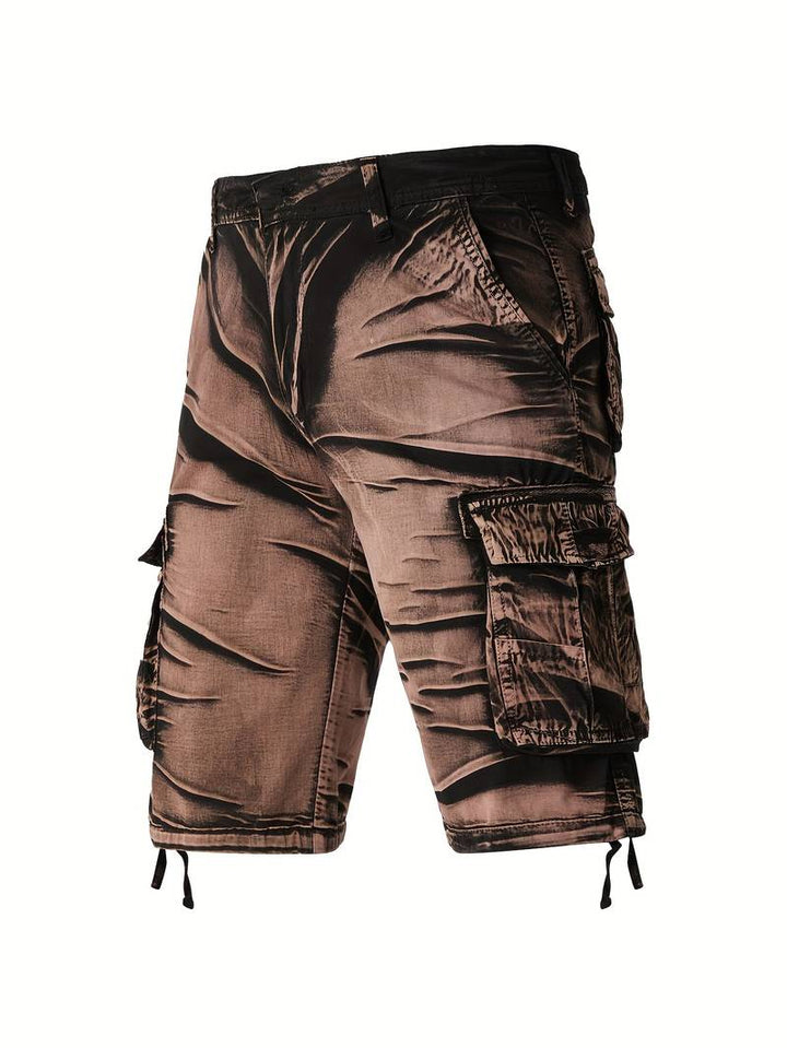 Thomas - Pantaloncini Cargo Casual Con Motivo Mimetico E Tasche