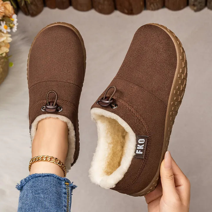 Kamira - Comode Scarpe in Pelliccia Sintetica