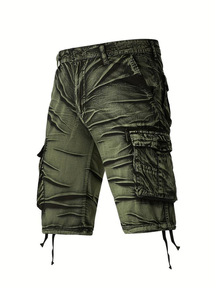 Thomas - Pantaloncini Cargo Casual Con Motivo Mimetico E Tasche