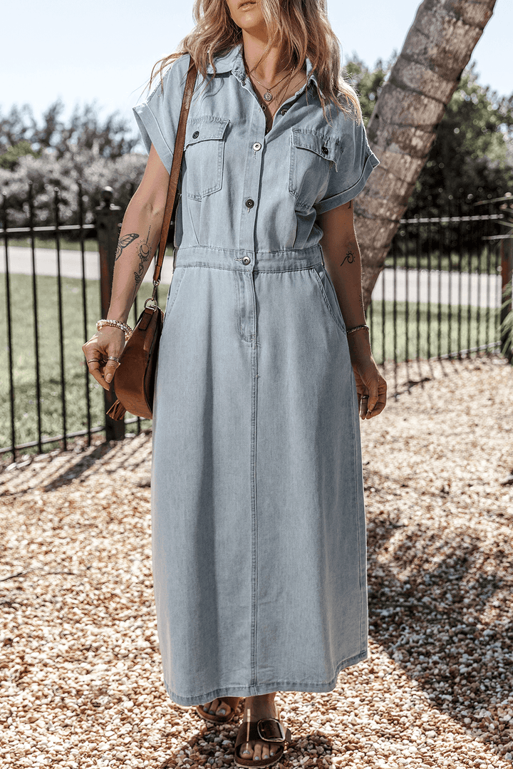 Brygida - Elegante Abito in Denim