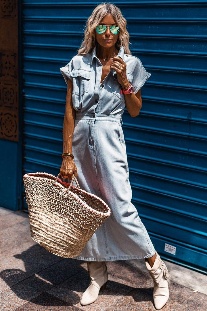 Brygida - Elegante Abito in Denim