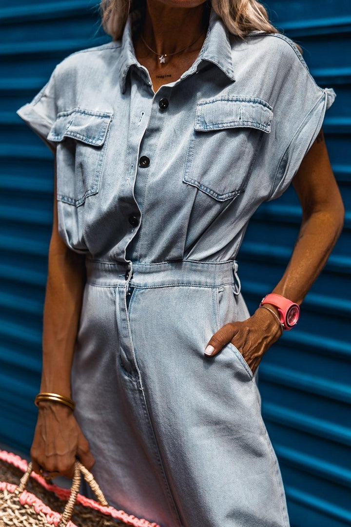 Brygida - Elegante Abito in Denim