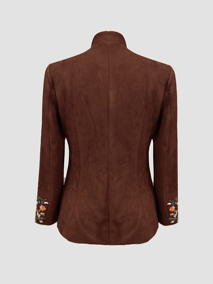 Anisaa - Giacca Elegante Con Collo Alto
