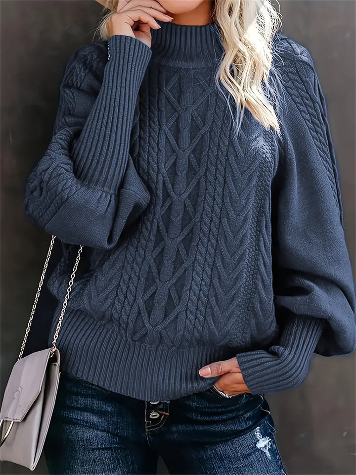 Tinsley - Maglione Casuale a Maniche Lunghe Lavorato a Maglia