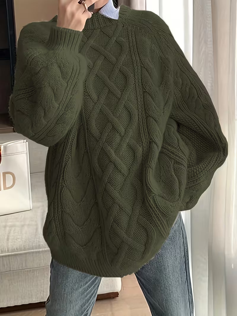 Elayra - Maglione Casual Dalla Vestibilità Ampia