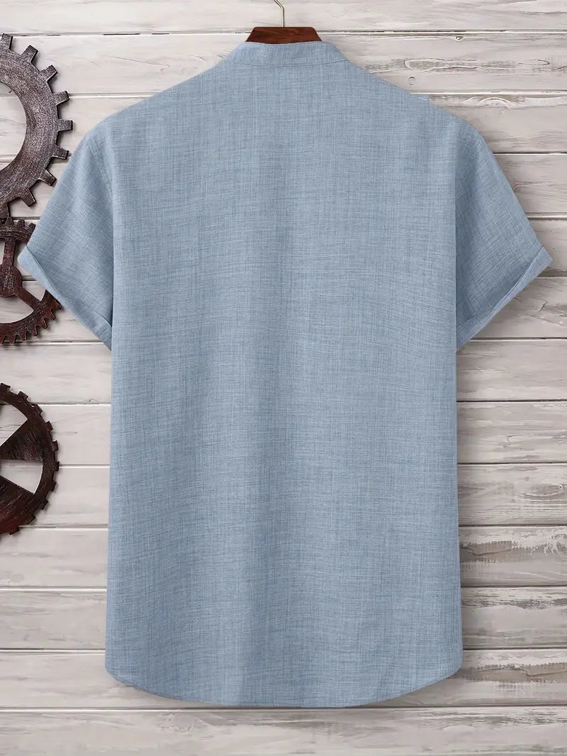 Kieth - Camicia a Maniche Corte Con Tasca Frontale