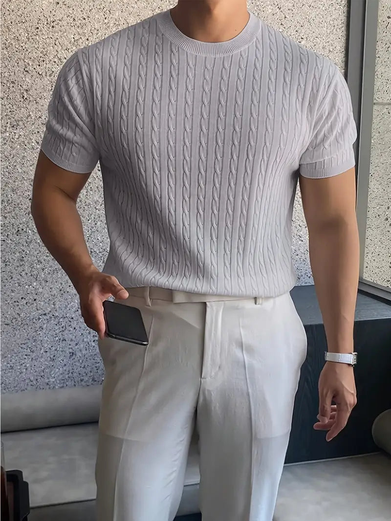 Kiril - Elegante Maglione Lavorato A Maglia