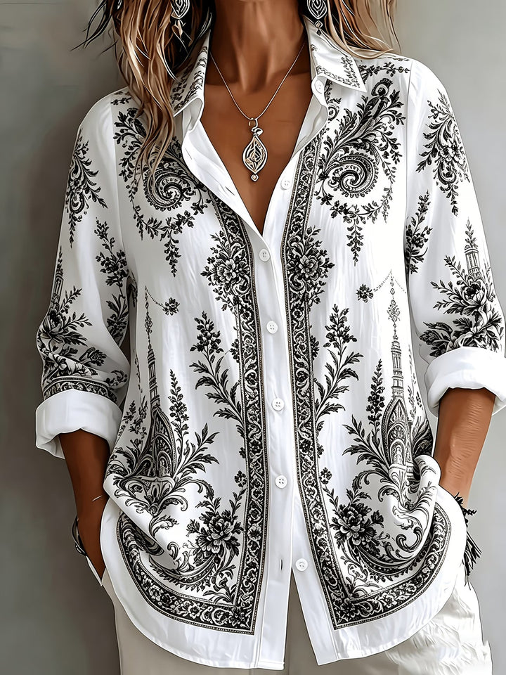 Aldana - Camicia a Maniche Lunghe Con Bottoni