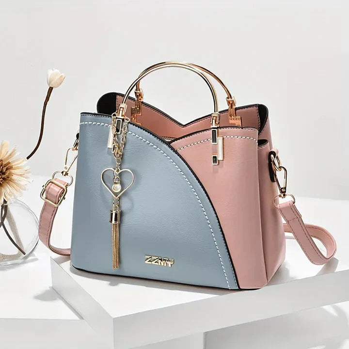 Orianna - Borsa Moderna Bicolore Firmata