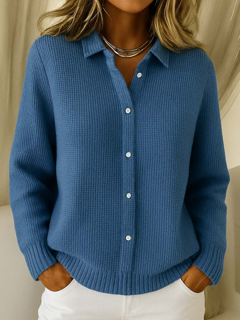 Nofar - Cardigan Classico in Maglia Con Bottoni